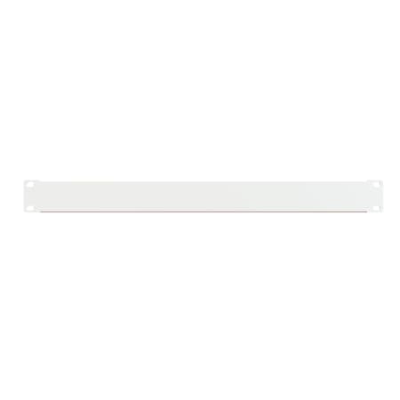 Hammond 1U FLANGED STEEL Panel WHITE PBFS19001WH